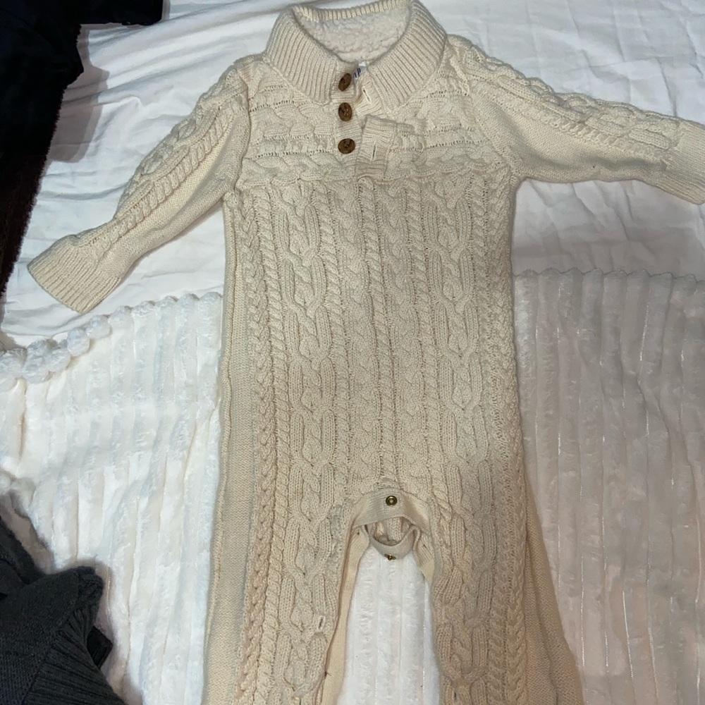 Baby sweater one piece